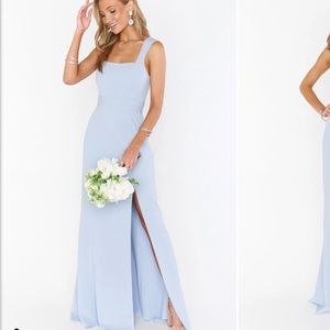 COPY - Show me your Mumu Paris Gown in steel blue